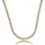 Colar de riviera com zirconia cristal banho em ouro 18k - Imagem 1