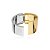Bracelete liso com banho duplo - Imagem 1