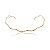 Aro dourado liso banho em ouro 18k - Imagem 1