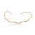 Aro dourado liso banho em ouro 18k - Imagem 1