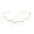 Aro dourado liso banho em ouro 18k - Imagem 1