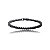 Pulseira riviera cravejada de zirconia onix banho em rodio negro - Imagem 1