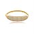 Bracelete dourado cravejado de zirconia cristal banho em ouro 18k - Imagem 1