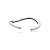 Bracelete liso banho em rodio branco - Imagem 1