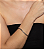 Bracelete liso banho em rodio branco - Imagem 2