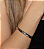 Bracelete liso banho em rodio branco - Imagem 3