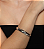Bracelete liso banho em rodio branco - Imagem 2