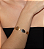 Pulseira dourada lisa banho em ouro 18k - Imagem 5