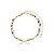 Pulseira de canutilho lisa banho duplo - Imagem 1