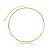 Colar de canutilho liso banho em ouro 18k - Imagem 1