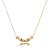 Conjunto de brinco e colar liso banho em ouro 18k - Imagem 4