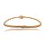 Conjunto de brinco e colar liso acetinado banho em ouro 18k - Imagem 4