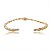 Conjunto de brinco e colar liso acetinado banho em ouro 18k - Imagem 4