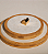 Anel dourado liso banho em ouro 18k - Imagem 5