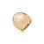 Anel dourado liso banho em ouro 18k - Imagem 1