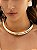 Aro dourado liso banho em ouro 18k - Imagem 1