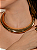 Aro dourado liso banho em ouro 18k - Imagem 4