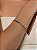 Bracelete liso banho em rodio branco - Imagem 1