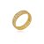 Anel dourado com zirconia cristal banho em ouro 18k - Imagem 1