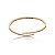 Conjunto de anel e bracelete cravejado de zirconia cristal banho em ouro 18k - Imagem 3