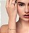 Conjunto de anel e bracelete cravejado de zirconia cristal banho em ouro 18k - Imagem 2
