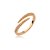 Conjunto de anel e bracelete cravejado de zirconia cristal banho em ouro 18k - Imagem 3