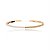 Conjunto de anel e bracelete cravejado de zirconia cristal banho em ouro 18k - Imagem 4