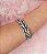 Bracelete cravejado de zirconia colorida banho em rodio branco - Imagem 2