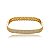 Bracelete cravejado de zirconia cristal banho em ouro 18k - Imagem 1