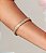 Bracelete cravejado de zirconia cristal banho em ouro 18k - Imagem 2