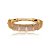 Bracelete cravejado de zirconia cristal banho em ouro 18k - Imagem 1