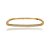 Bracelete cravejado de zirconia cristal banho em ouro 18k - Imagem 1