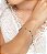 Pulseira cravejada com zirconia cristal banho em rodio branco - Imagem 2
