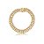 Pulseira cravejada com zirconia cristal banho em ouro 18k - Imagem 1