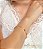 Pulseira cravejada com zirconia cristal banho em ouro 18k - Imagem 2