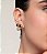 Brinco dourado cravejado de zirconia cristal banho em ouro 18k - Imagem 2