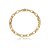 Colar de corrente cravejado com zirconia cristal banho em ouro 18k - Imagem 1