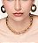 Colar de corrente cravejado com zirconia cristal banho em ouro 18k - Imagem 2