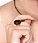 Colar de aro com zirconia onix banho em ouro 18k - Imagem 2
