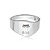 Bracelete cravejado de zirconia cristal banho em rodio branco - Imagem 1
