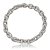 Colar de luxo com zirconia cristal banho em rodio branco - Imagem 1