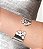 Bracelete cravejado de zirconia cristal banho em rodio branco - Imagem 4
