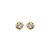Conjunto de brinco e colar riviera cravejado de zirconia pink banho em ouro 18k - Imagem 4