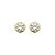 Conjunto de brinco e colar riviera gravata cravejado de zirconia cristal banho em ouro 18k - Imagem 3