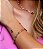 Pulseira riviera cravejada de zirconia pink banho em ouro 18k - Imagem 2