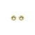 Conjunto riviera de brinco e colar cravejado de zirconia esmeralda banho em ouro 18k - Imagem 5