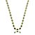 Conjunto riviera de brinco e colar cravejado de zirconia esmeralda banho em ouro 18k - Imagem 4