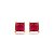 Conjunto riviera de brinco e colar cravejado de zirconia pink banho em ouro 18k - Imagem 3