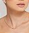 Conjunto riviera de brinco e colar cravejado de zirconia cristal banho em ouro 18k - Imagem 5