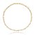 Conjunto riviera de brinco e colar cravejado de zirconia cristal banho em ouro 18k - Imagem 3
